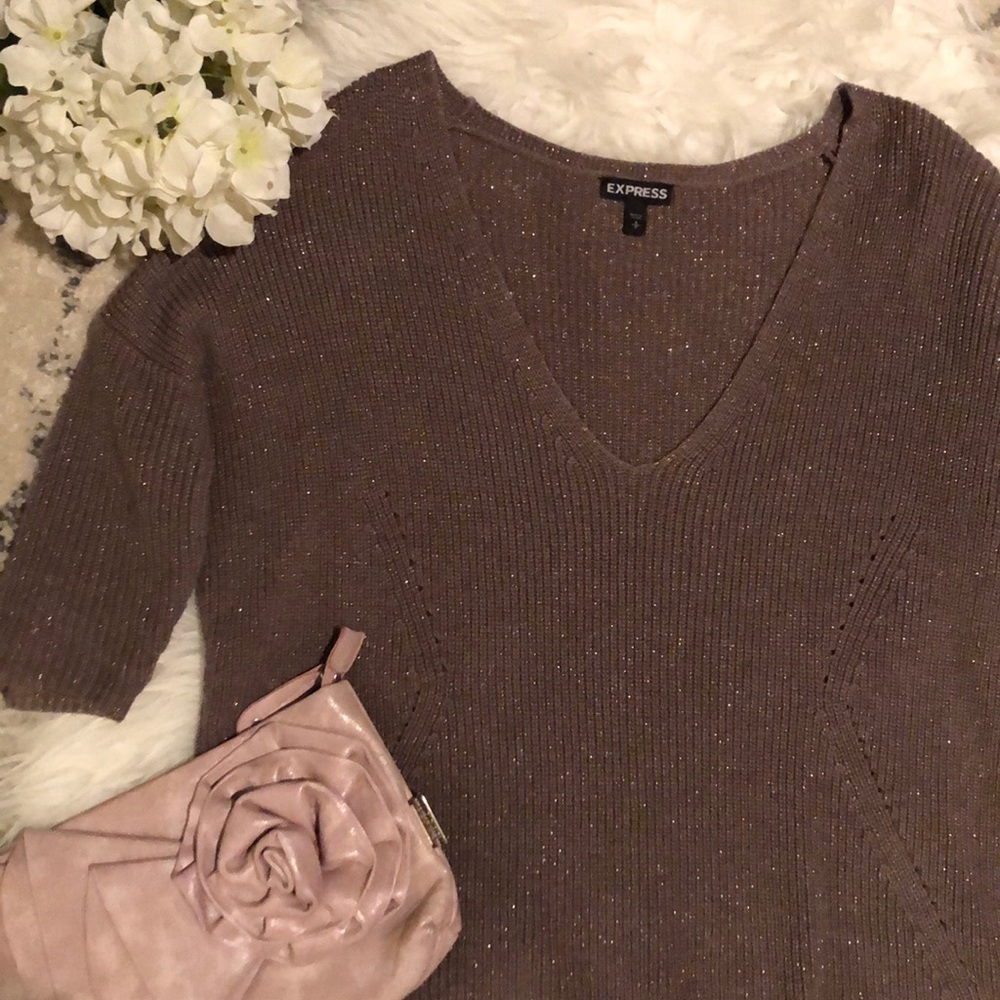 🌷 3/$20! ~ Express glittery sweater